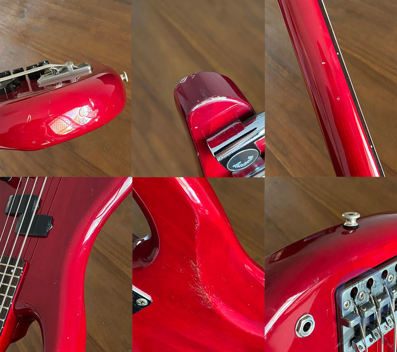 Aria Pro II Bass, RSB Formula, Active P/J, Wine Red, MIJ 1986