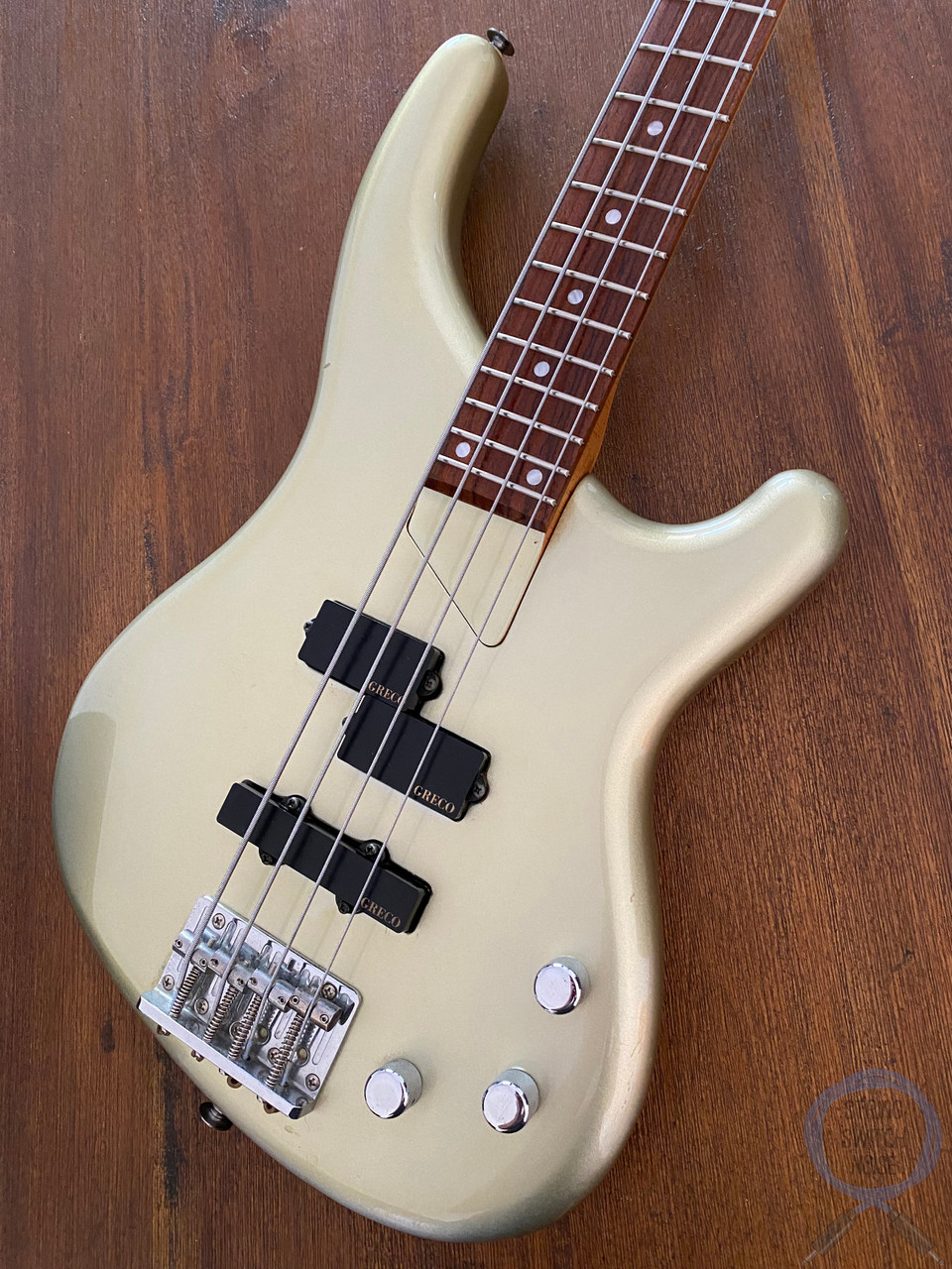 Greco Phoenix Bass, PXB-400, Champagne Gold Silver, MIJ, 2002 