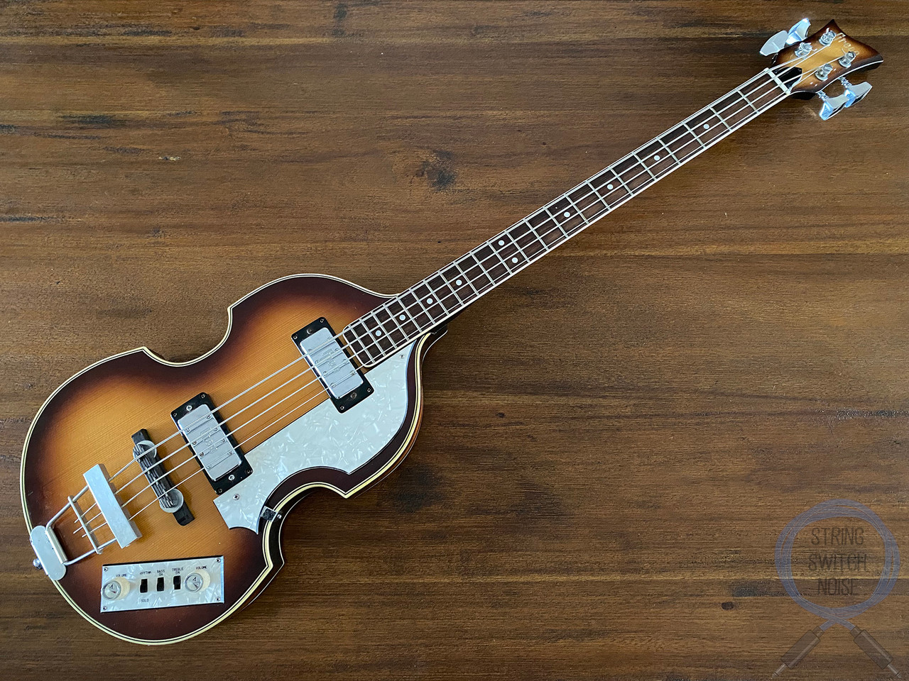 Greco Violin Bass, Sunburst, 1974, Paul McCartney style, VB360
