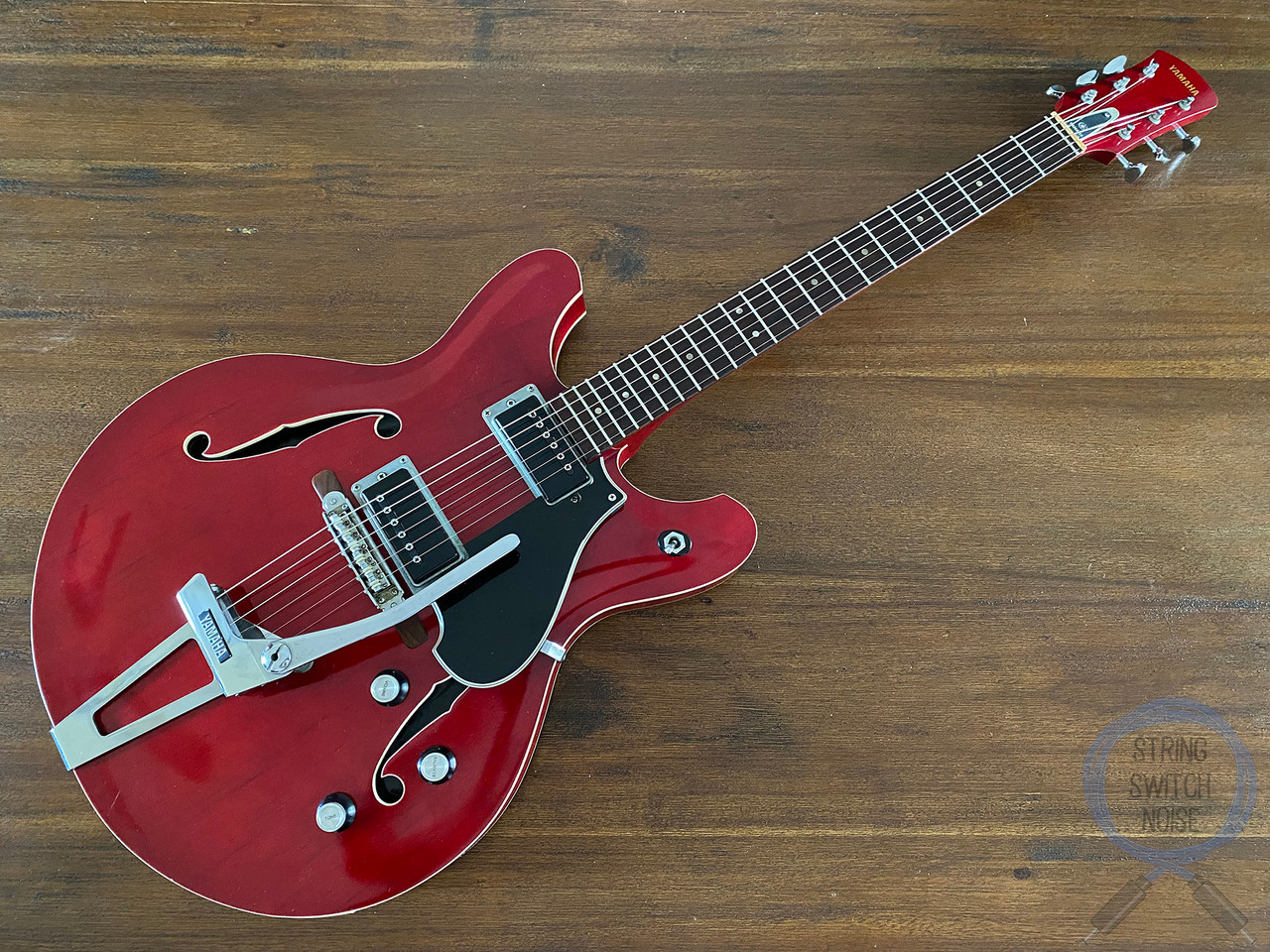 Yamaha, SA30T, Vintage 1968, Wine Red, Hollow Body, Case