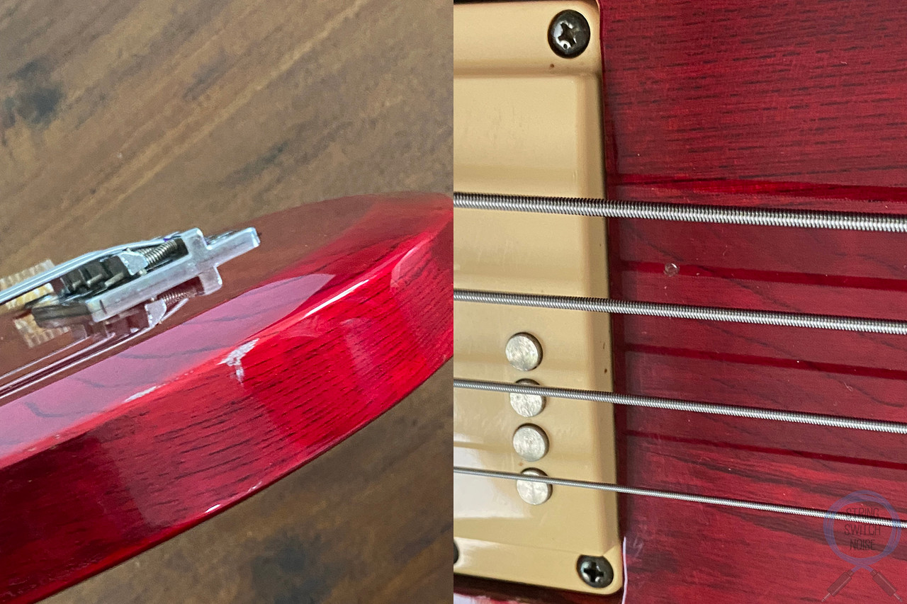 Aria Pro II Bass, Cardinal Series, 32” Medium Scale, Red, 1983