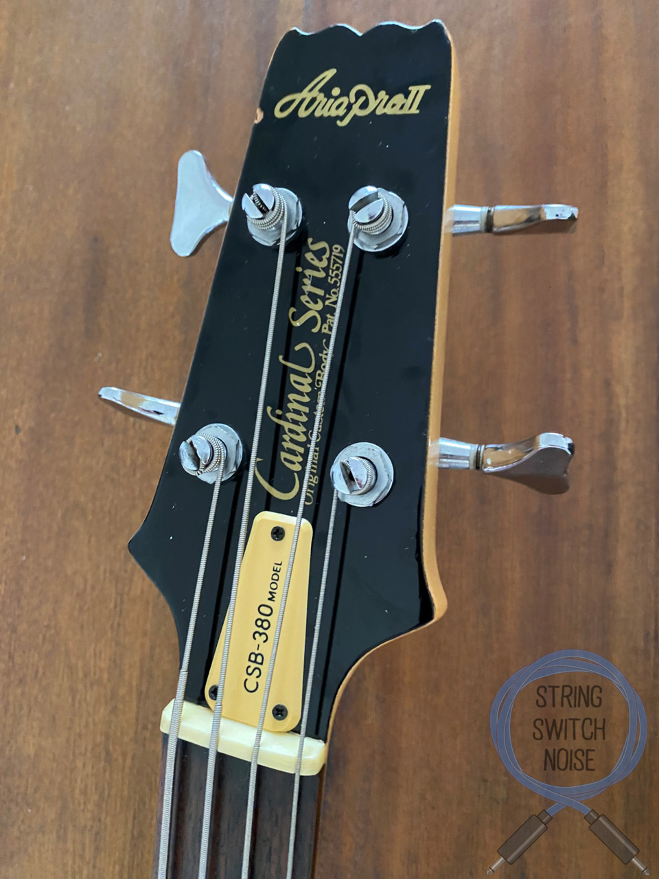 Aria Pro II Bass, Cardinal Series, CSB380, MIJ 1984, Black