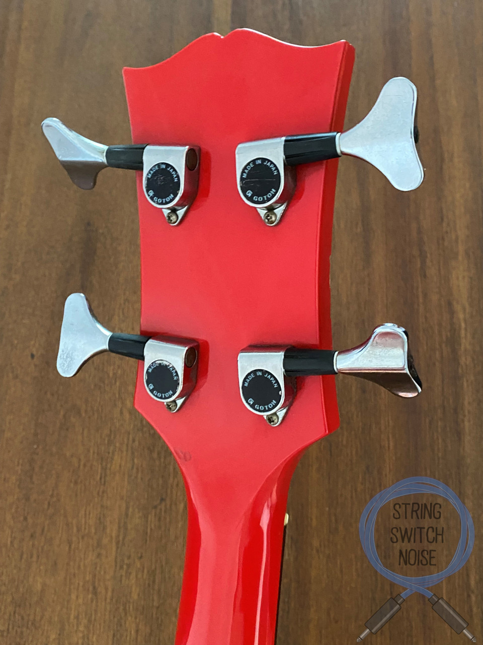 Greco TV Bass Guitar, Red, Made In Japan, 1987, TVB-45