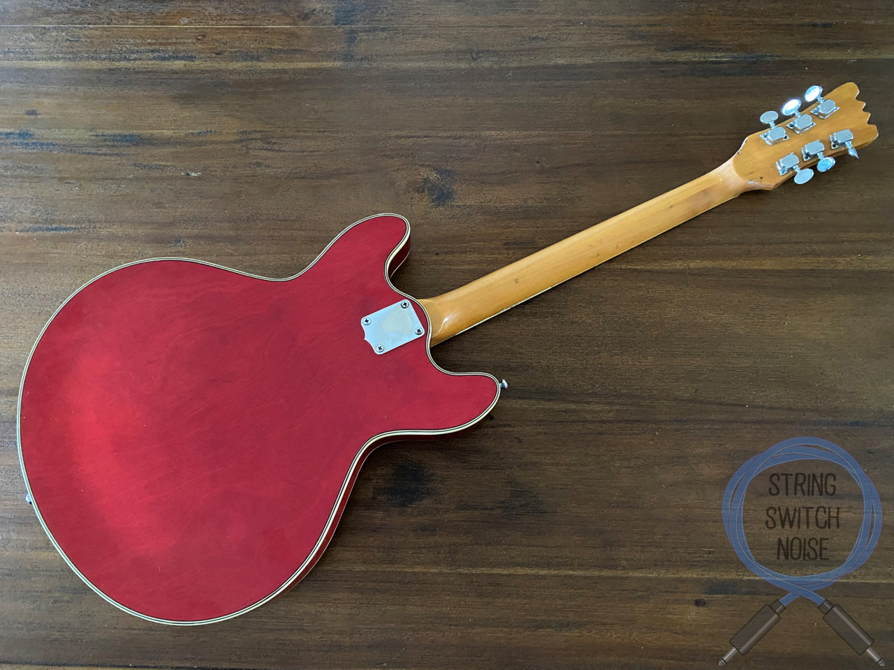 Mosrite Avenger, Hollowbody, Vintage 1970s, Cherry, RARE