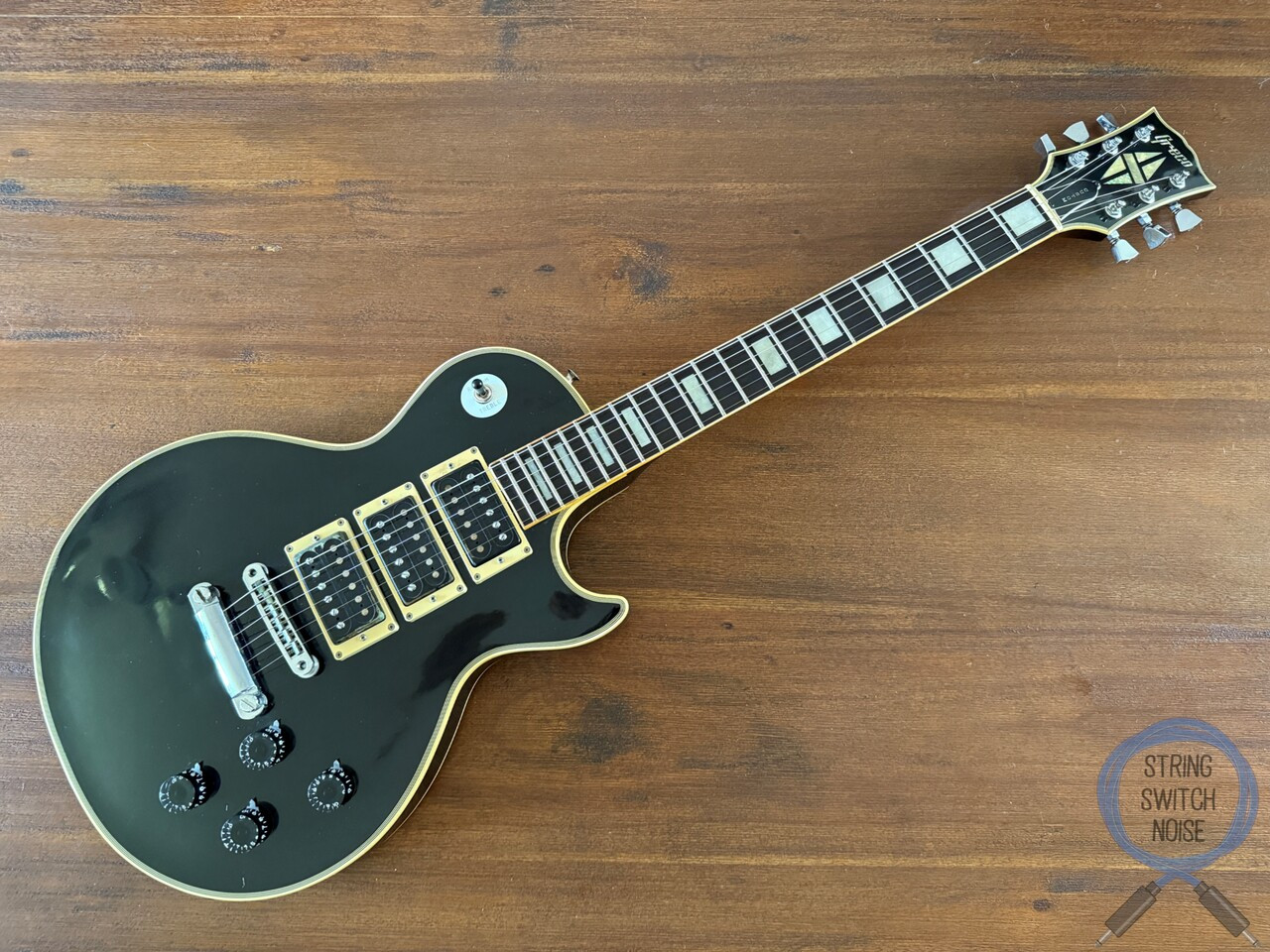 Greco, Les Paul Custom, EG600P, Black,1977 vintage, “Frampton”