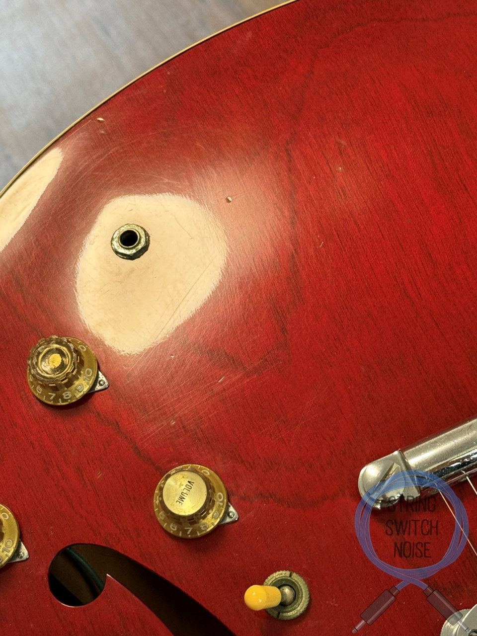 Yamaha SA700, “335” Style, 1981, Semi Hollow, Persimmon Red