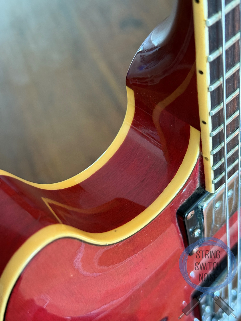 Yamaha SA700, “335” Style, 1981, Semi Hollow, Persimmon Red