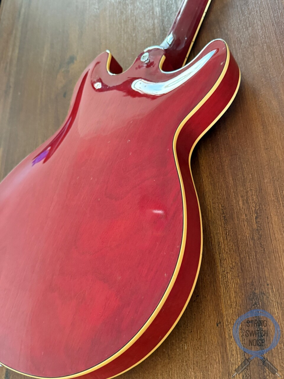 Yamaha SA700, “335” Style, 1981, Semi Hollow, Persimmon Red