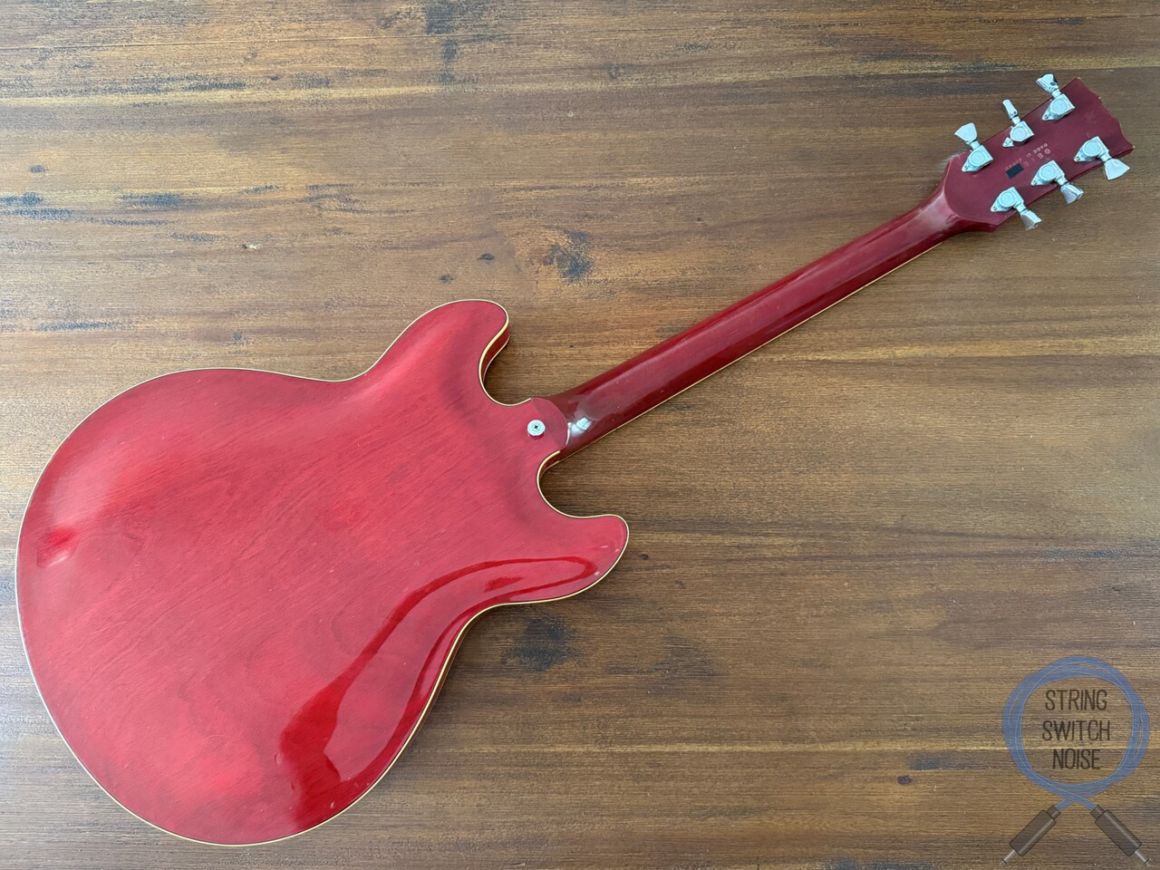 Yamaha SA700, “335” Style, 1981, Semi Hollow, Persimmon Red