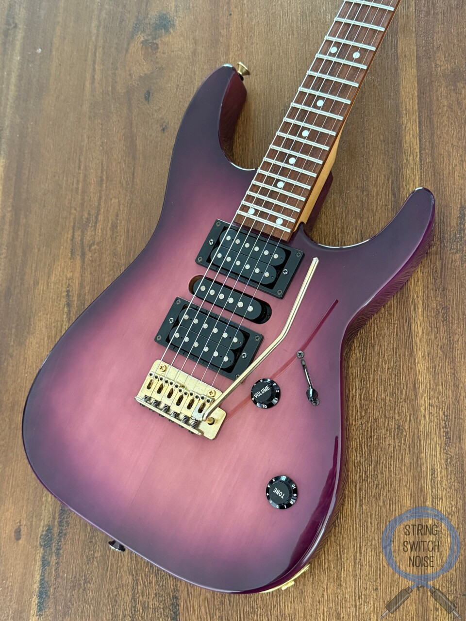 Charvel Stratocaster, by Jackson, HSH, Purple Burst, 1991