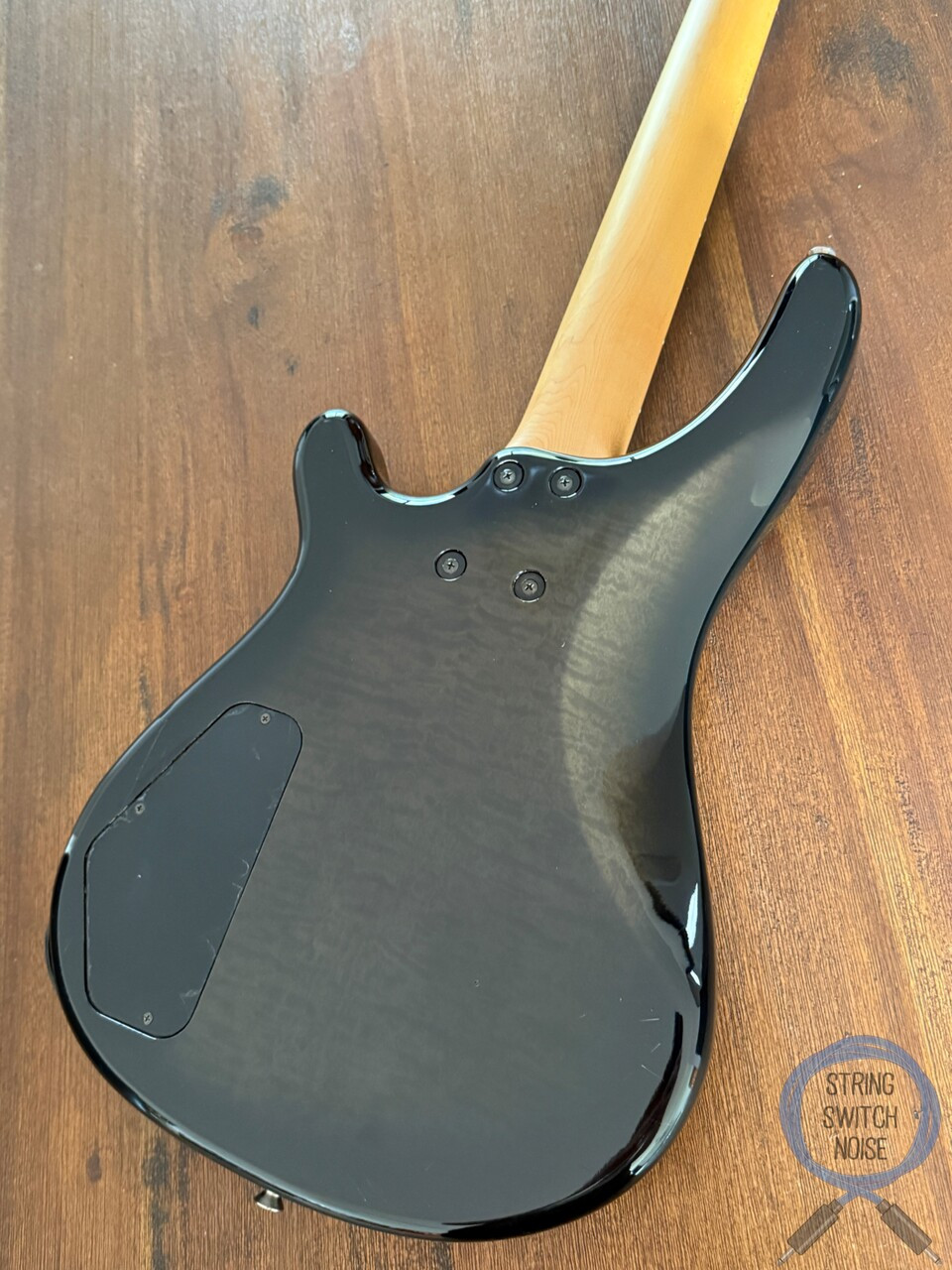 Fernandes Revolver Bass, Quilted Black Burst, 1990s, FRB-40