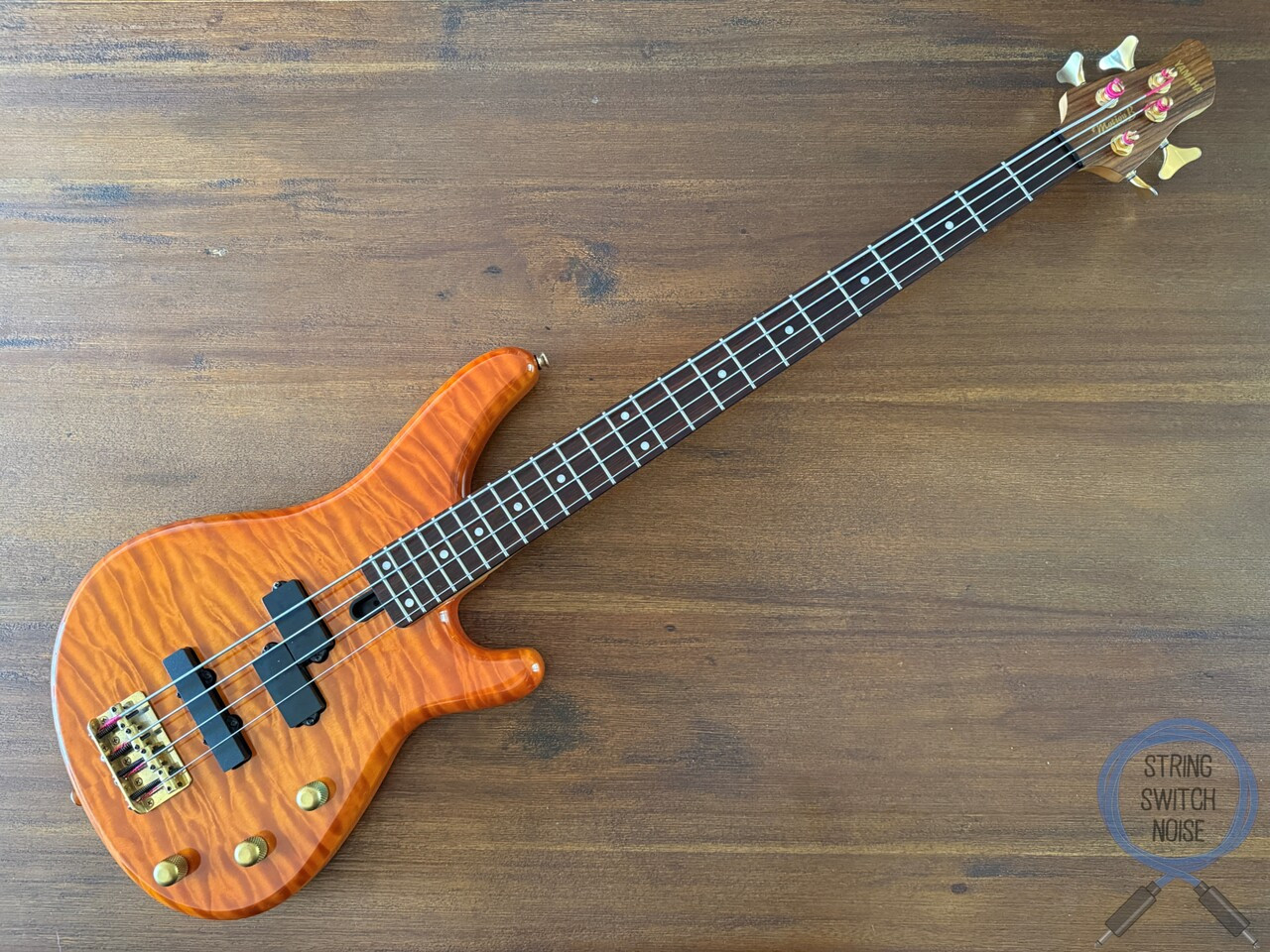 YAMAHA MB40H Yamaha Motion B Bass, MB 40H, 1996, Flamed Orange