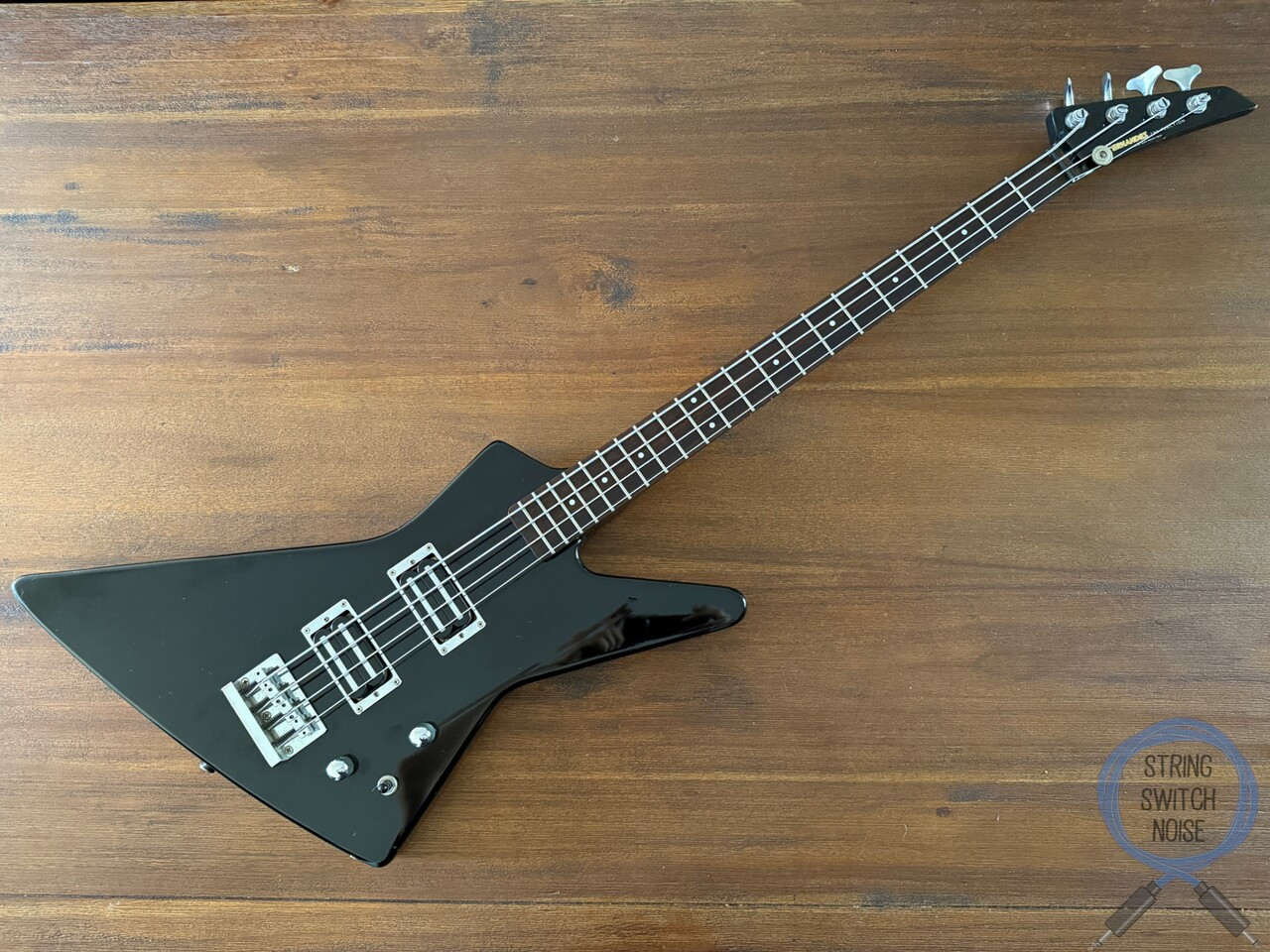 Fernandes, Explorer Bass, Black, MIJ 1986, BXB-55 Model