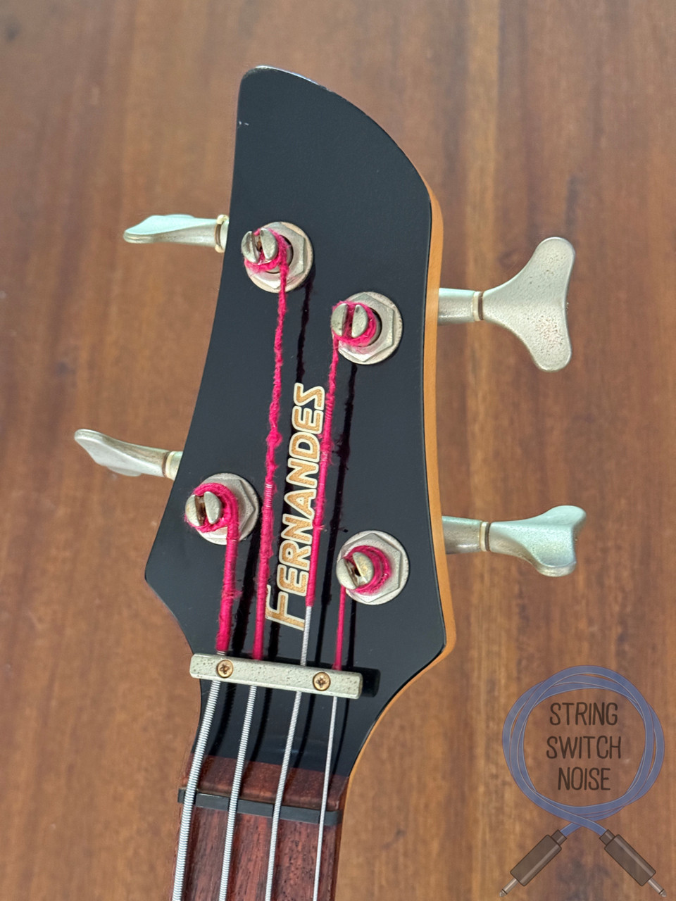 Fernandes Revolver Bass, Sapphire Blue Gradient, FRB-40, 1990's
