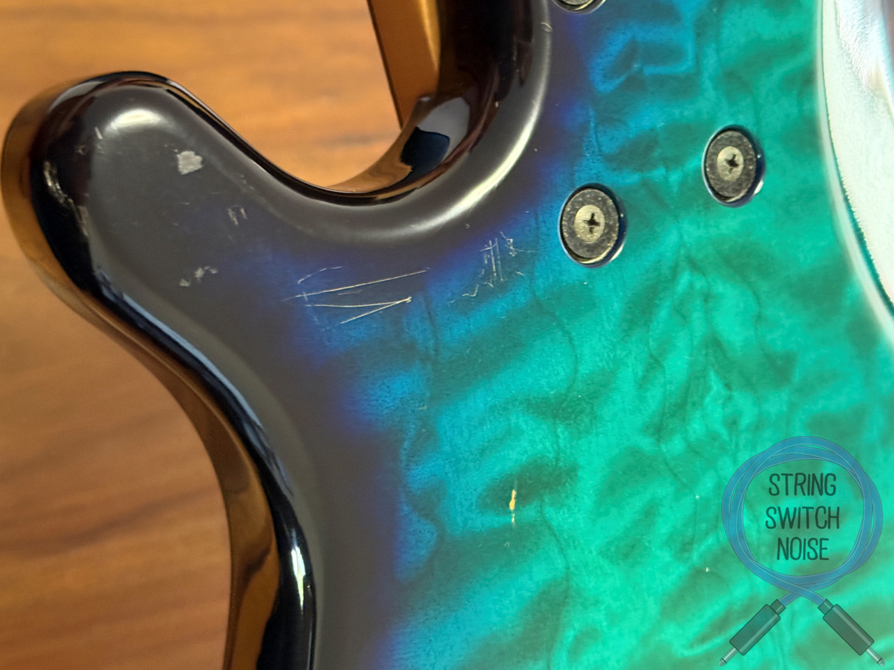 Fernandes Revolver Bass, Sapphire Blue Gradient, FRB-40, 1990's