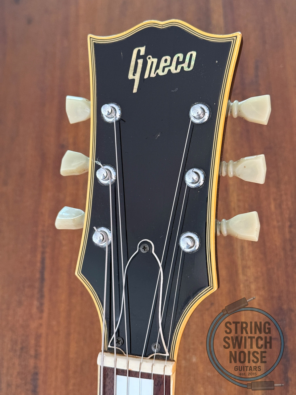 1973年頃 Greco（Gneco）LOGO EG360B Greco Les Paul, Ebony (Black), Vintage 1973, Made In Japan