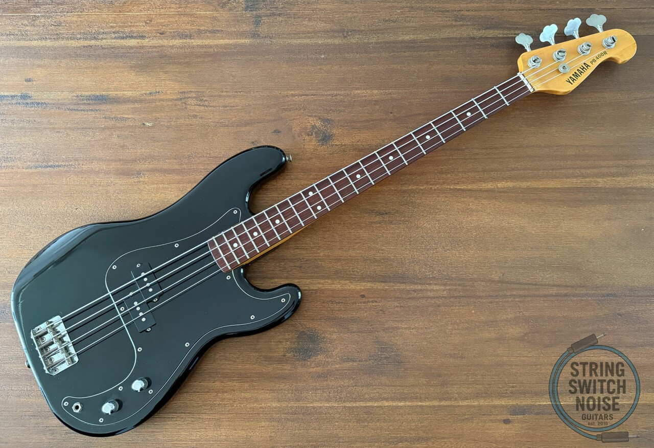 Yamaha Precision Bass, Black on Black, MIJ, 1984, PB 400R
