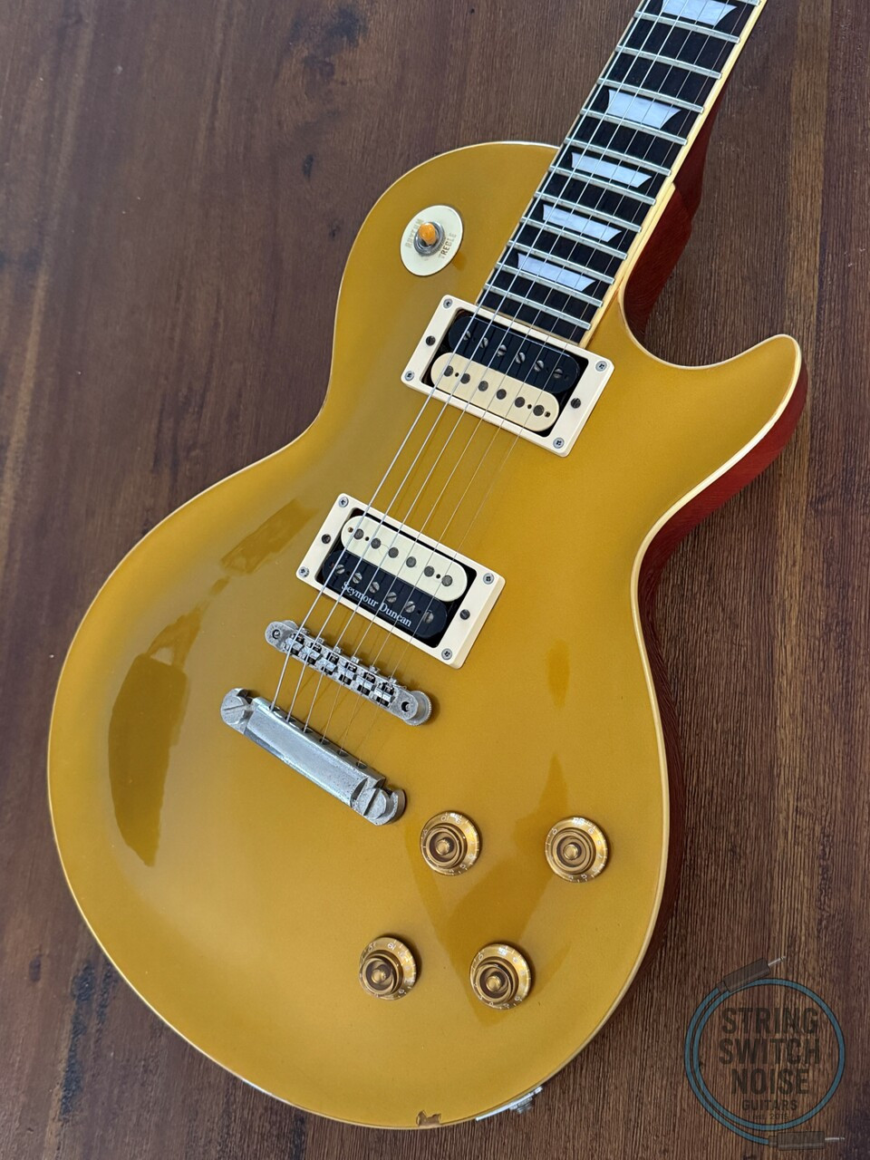 Edwards (ESP), Les Paul, GOLD TOP, MIJ, 2001, Seymour Duncan