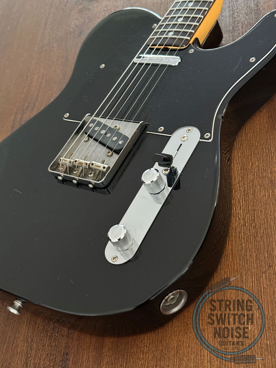 Fender Telecaster, '72, Black on Black, “E” Serial, 1988