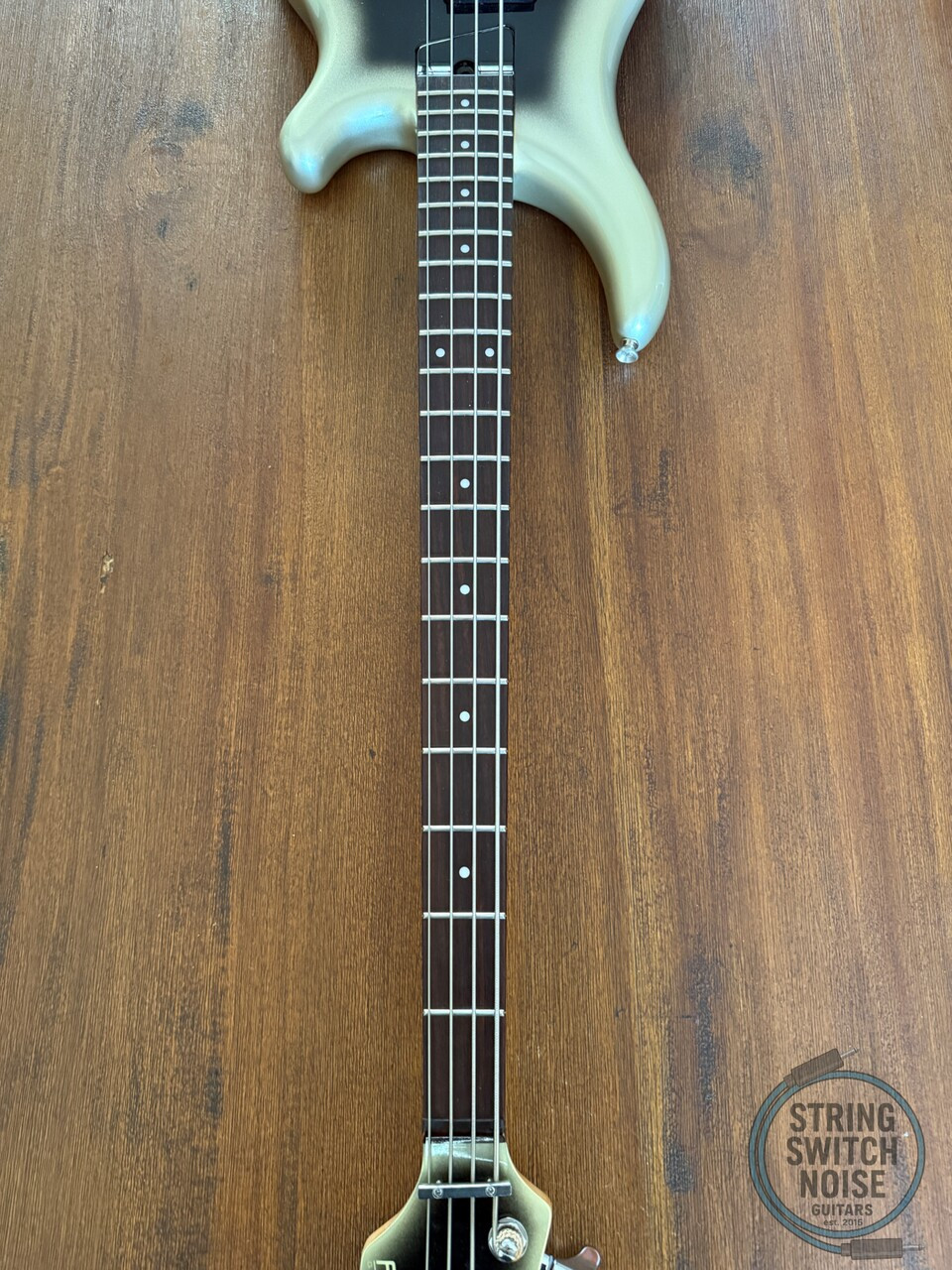 Fernandes Revolver Bass	FRB-50, Silver Burst, MIJ, 1990s