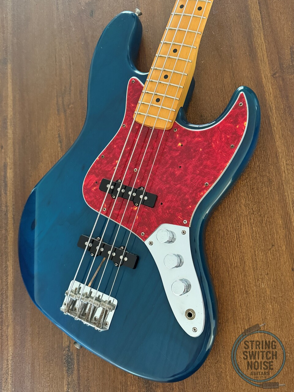 Fender Jazz Bass, ’62 - Maple, Ashwood, Tran Blue, 1995, US Pickups