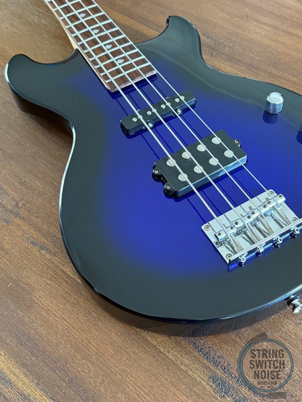 BC Rich Marion Bass, Blue Burst, 2000s, Excellent Condition