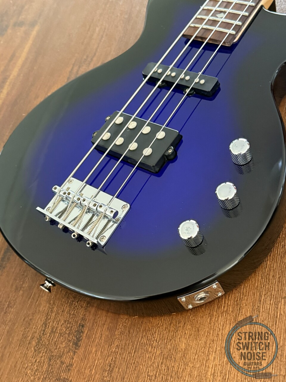BC Rich Marion Bass, Blue Burst, 2000s, Excellent Condition