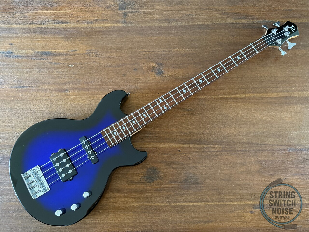 BC Rich Marion Bass, Blue Burst, 2000s, Excellent Condition