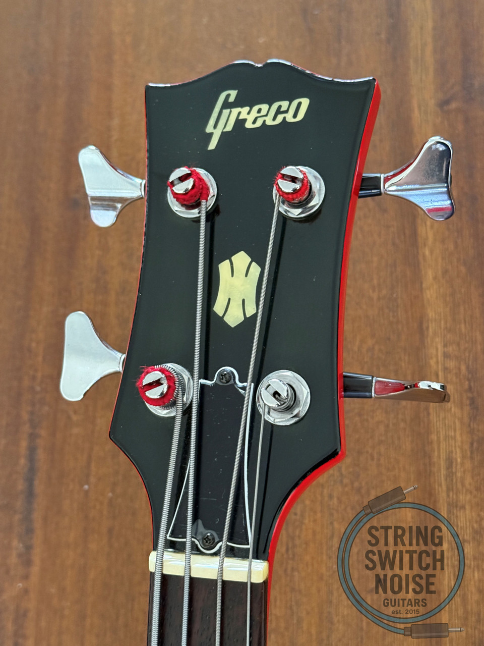 Greco TV Bass Guitar, Red, Made In Japan, 1990, TVB-45