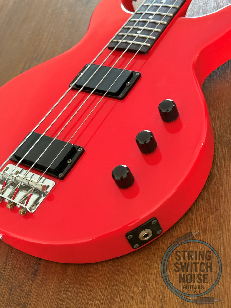 Greco TV Bass Guitar, Red, Made In Japan, 1990, TVB-45