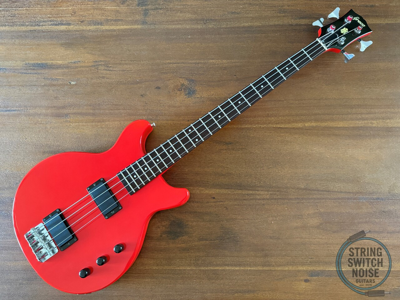 Greco TV Bass Guitar, Red, Made In Japan, 1990, TVB-45