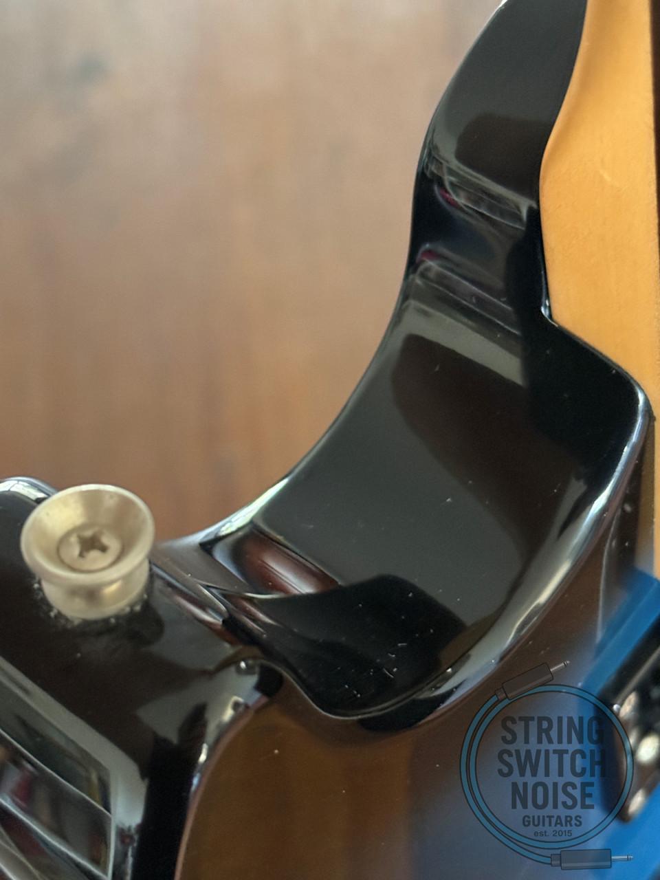 BC Rich Marion Guitar, Aqua Blue Burst, 2000s