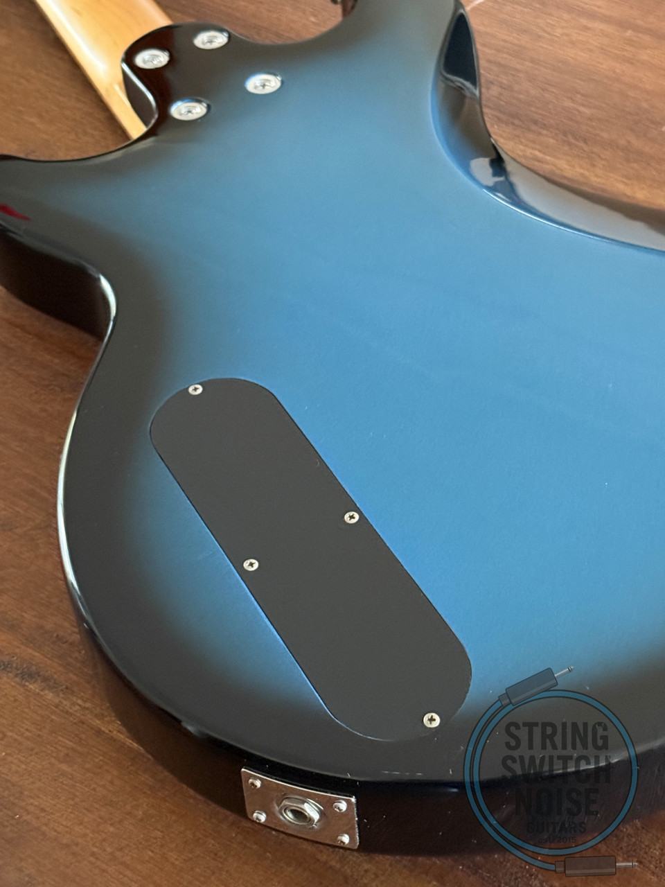 BC Rich Marion Guitar, Aqua Blue Burst, 2000s