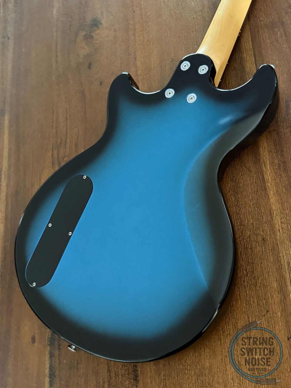 BC Rich Marion Guitar, Aqua Blue Burst, 2000s