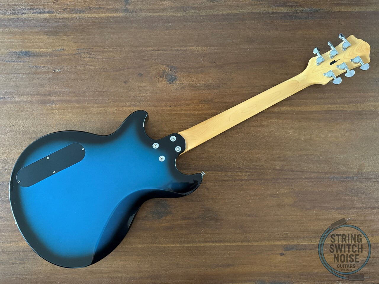 BC Rich Marion Guitar, Aqua Blue Burst, 2000s