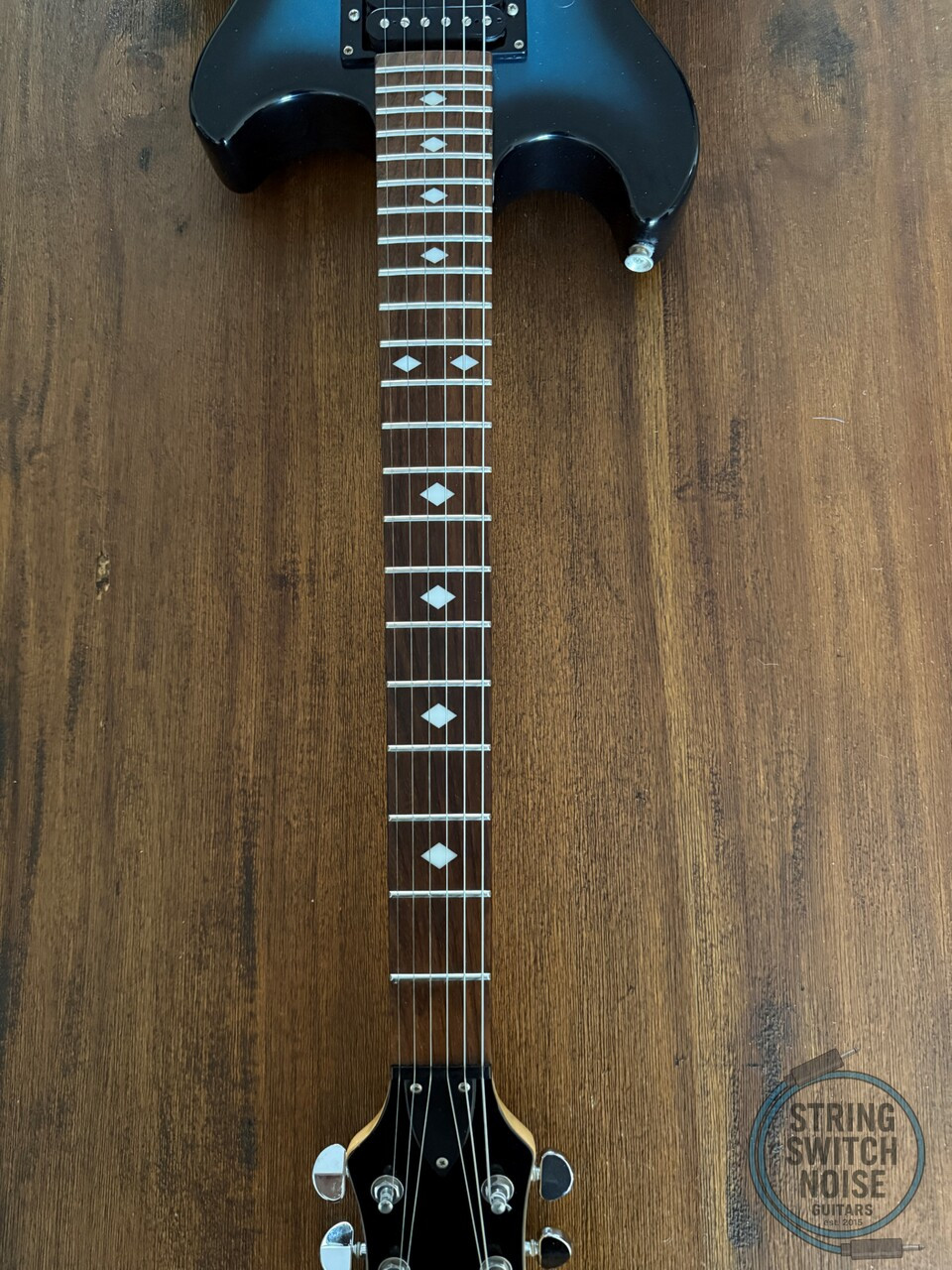 BC Rich Marion Guitar, Aqua Blue Burst, 2000s
