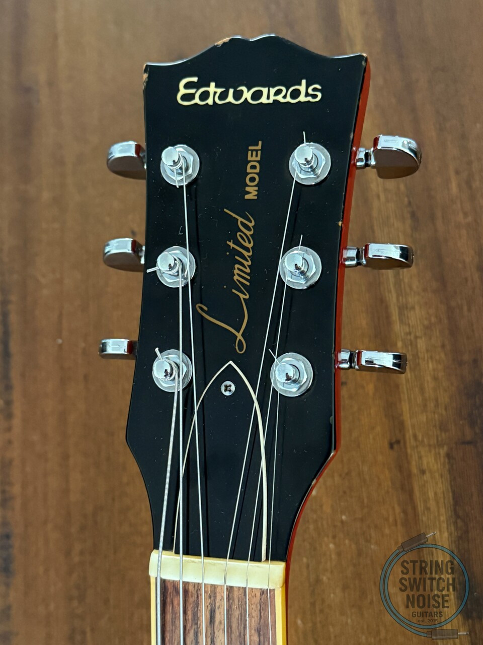 Edwards (ESP), Les Paul Guitar, Amber Flame Top, MIJ, 2005, Seymour Duncan SH-4 and SH-1