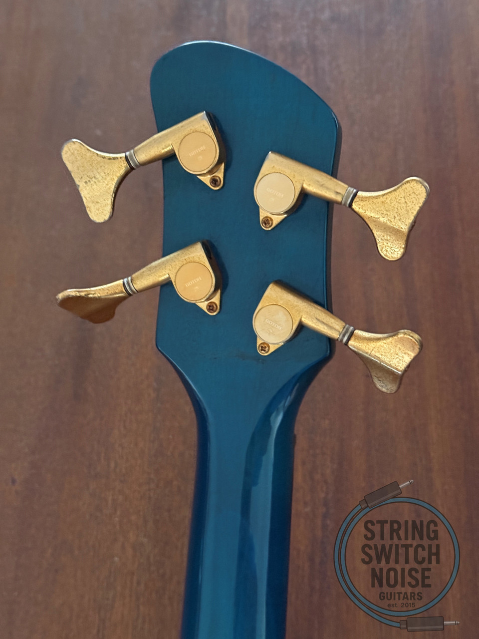 Fernandes SWB-75 Bass, Spector Style, Trans Blue, MIJ, 1992