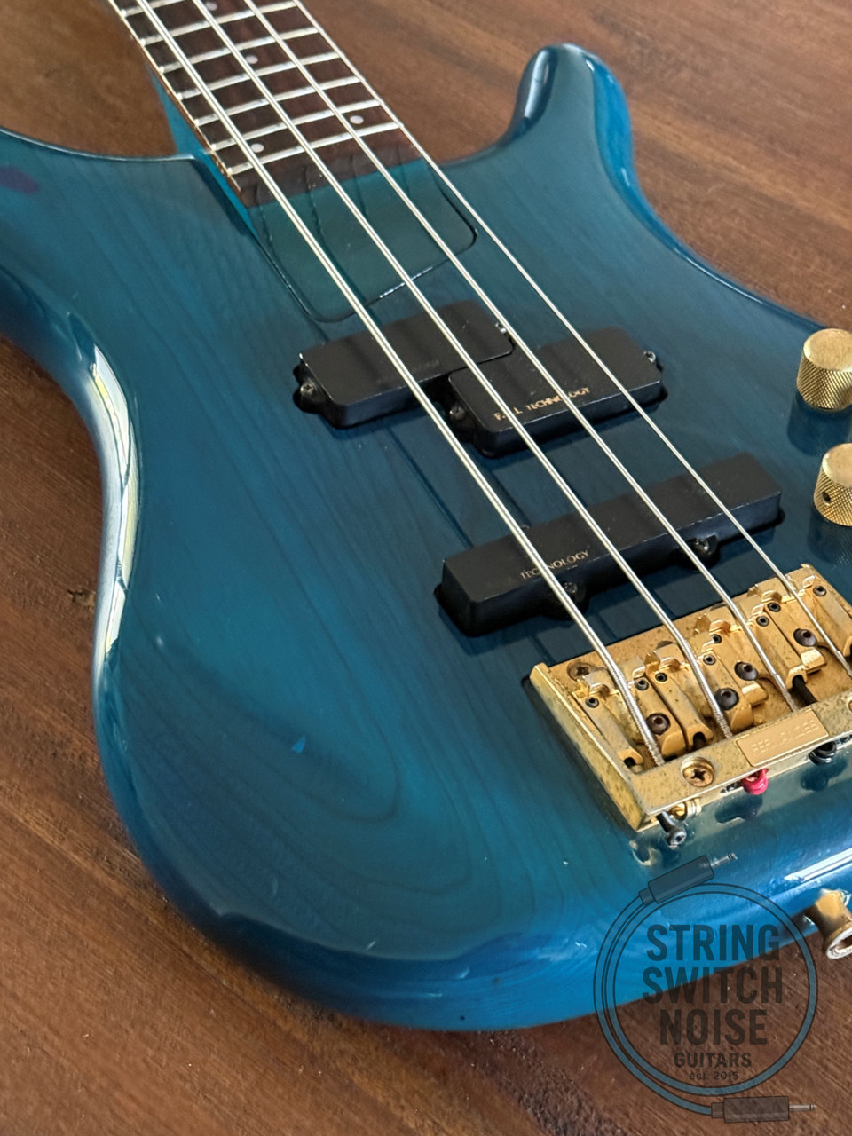 FERNANDES　SWB-75 Fernandes SWB-75 Bass, Spector Style, Trans Blue, MIJ, 1992