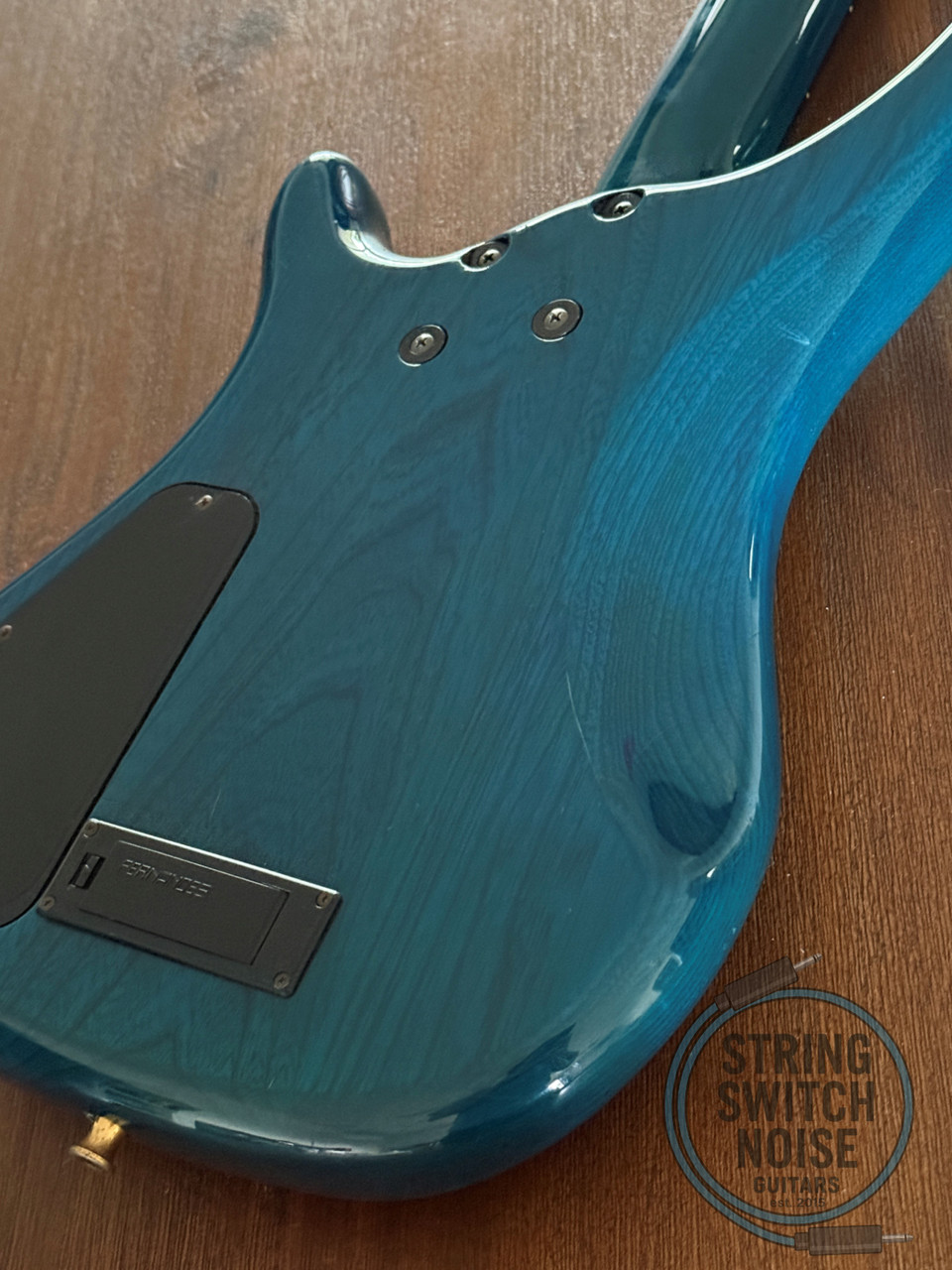 Fernandes SWB-75 Bass, Spector Style, Trans Blue, MIJ, 1992