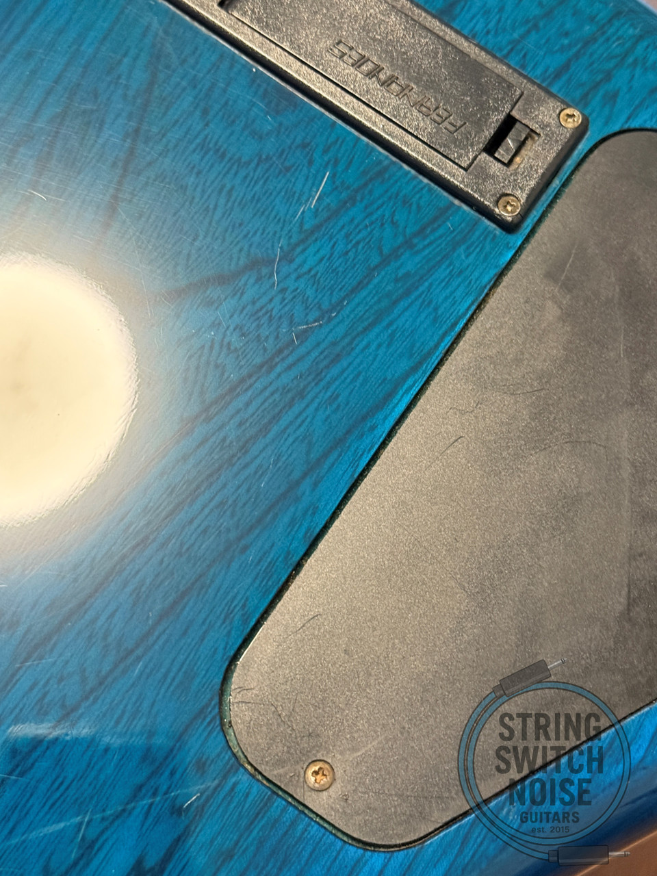 Fernandes SWB-75 Bass, Spector Style, Trans Blue, MIJ, 1992