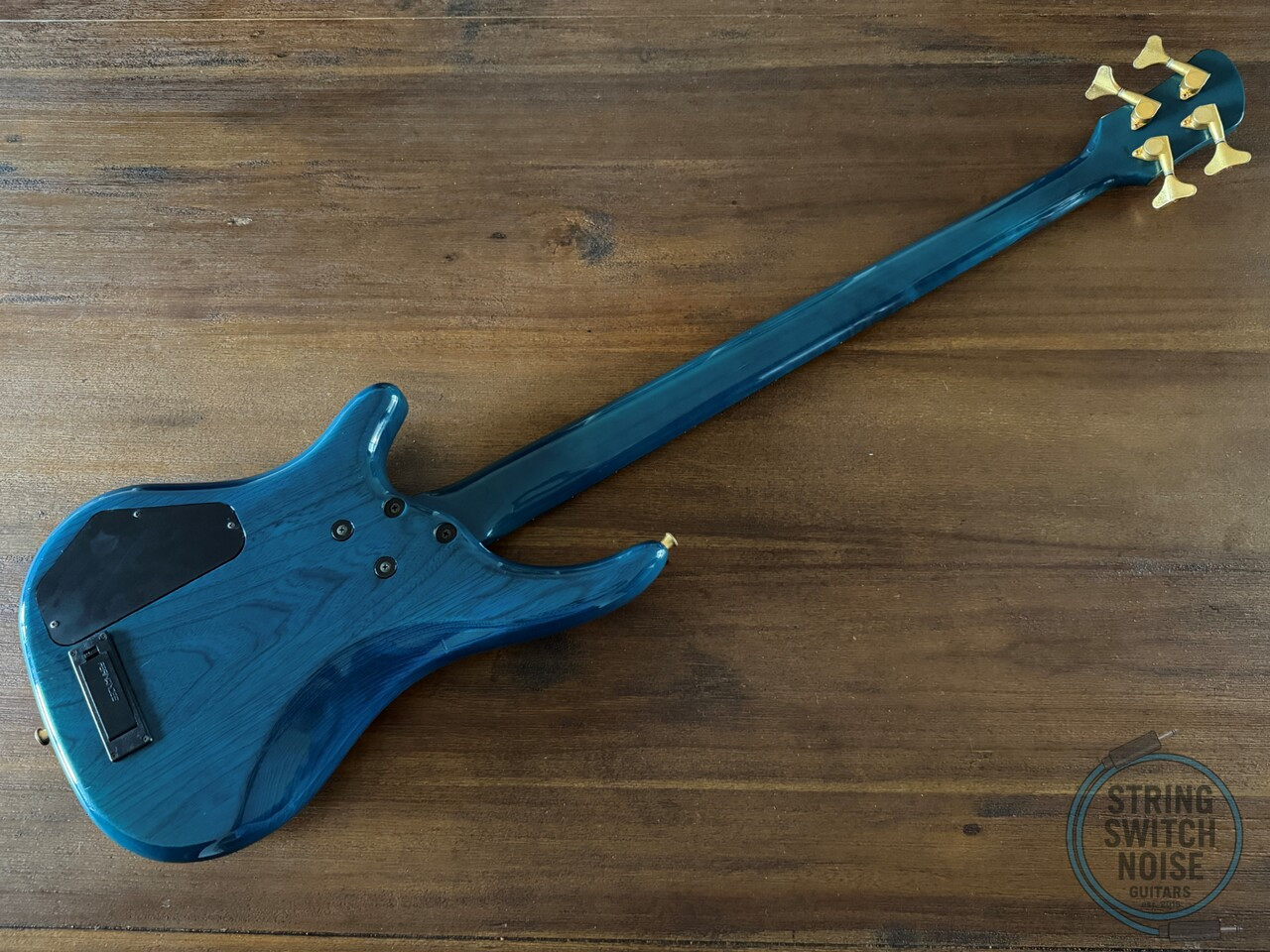 Fernandes SWB-75 Bass, Spector Style, Trans Blue, MIJ, 1992