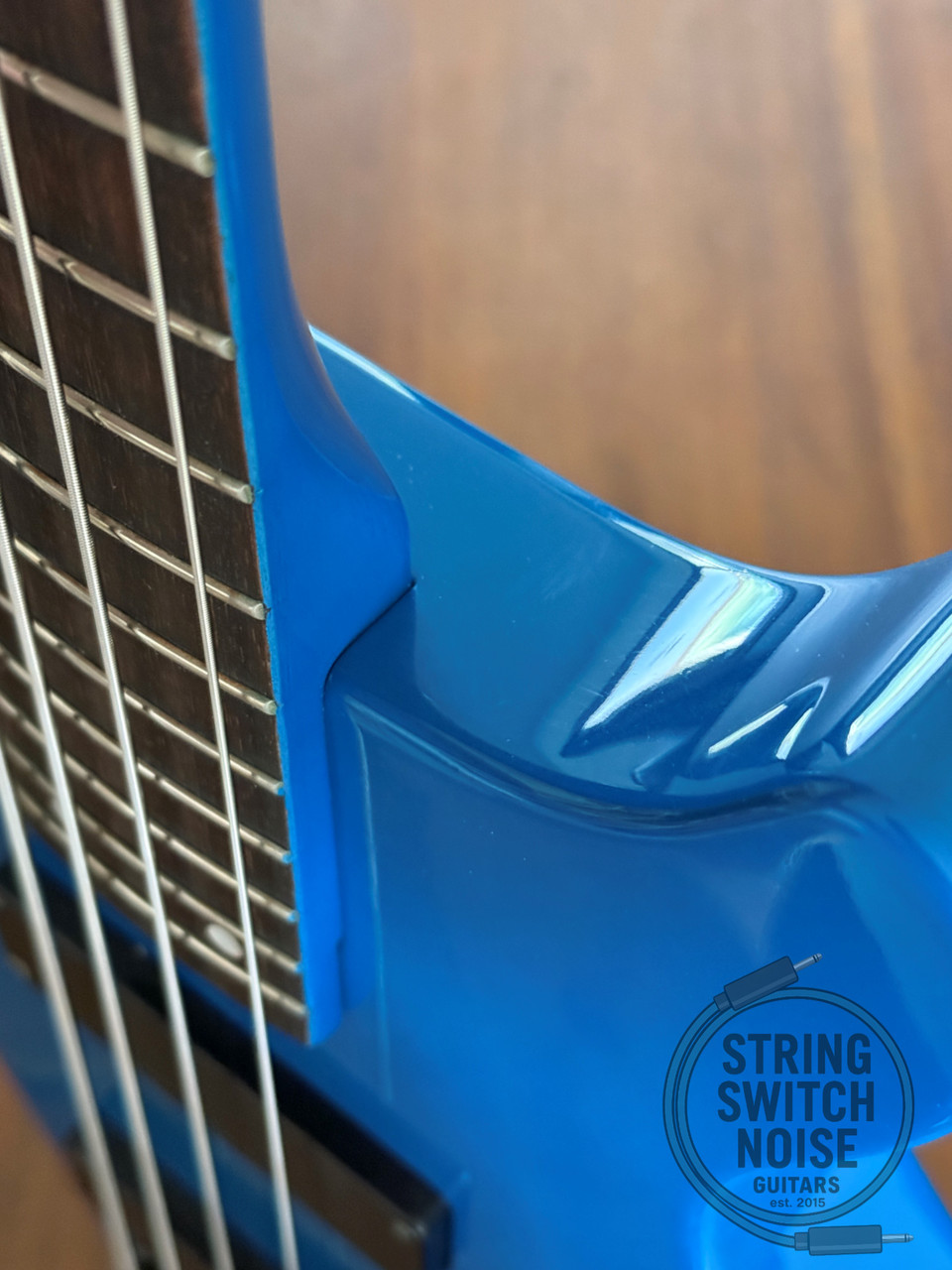 Edwards by ESP, TV Bass, EJ-78TV, Blue LUNA SEA, MIJ, 1990s Edwards by ESP, TV Bass, EJ-78TV, Blue LUNA SEA, MIJ, 1990s