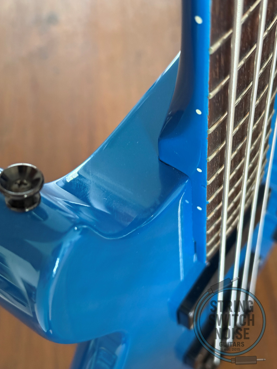 Edwards by ESP, TV Bass, EJ-78TV, Blue LUNA SEA, MIJ, 1990s Edwards by ESP, TV Bass, EJ-78TV, Blue LUNA SEA, MIJ, 1990s