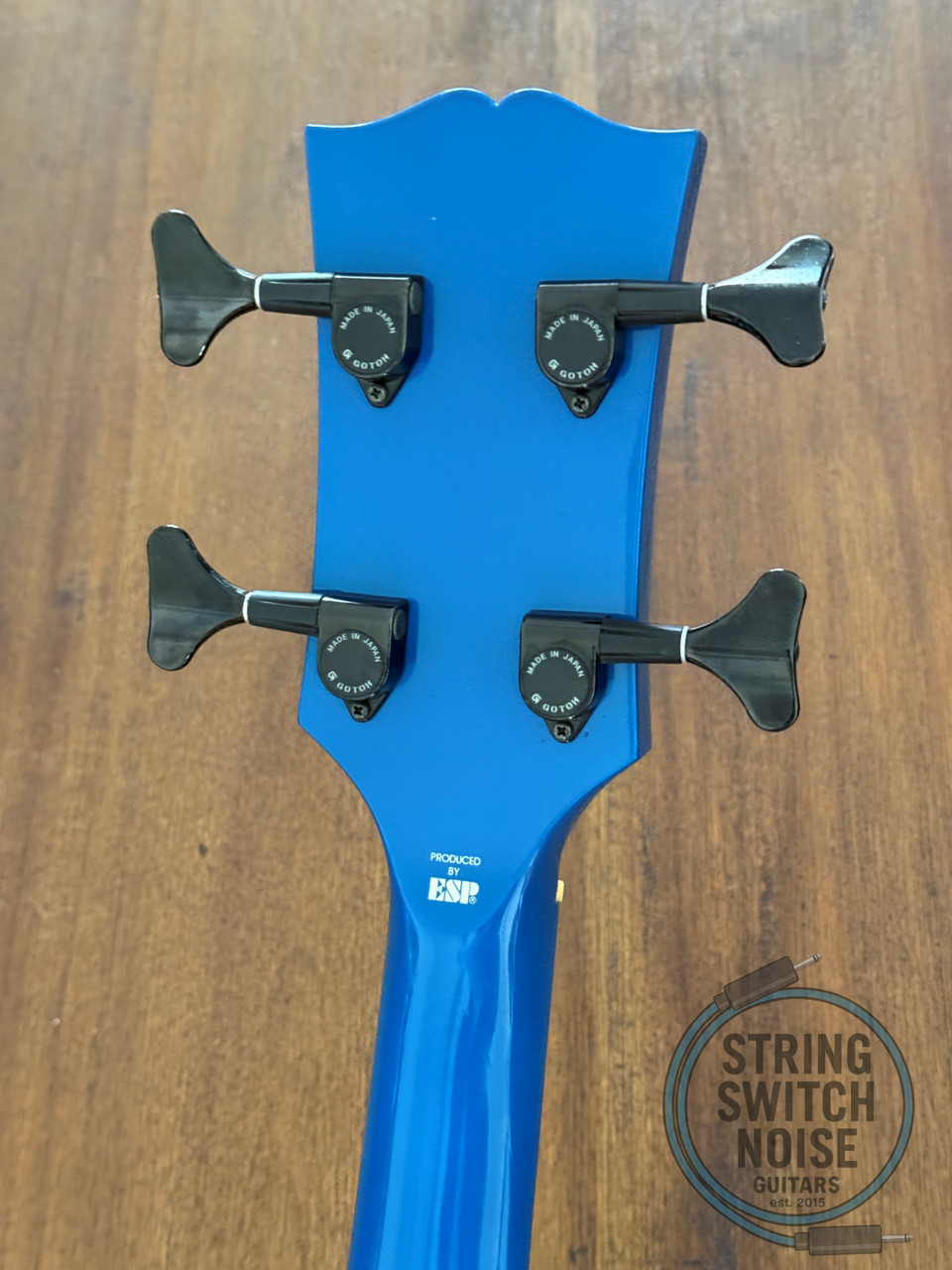 Edwards by ESP, TV Bass, EJ-78TV, Blue LUNA SEA, MIJ, 1990s Edwards by ESP, TV Bass, EJ-78TV, Blue LUNA SEA, MIJ, 1990s