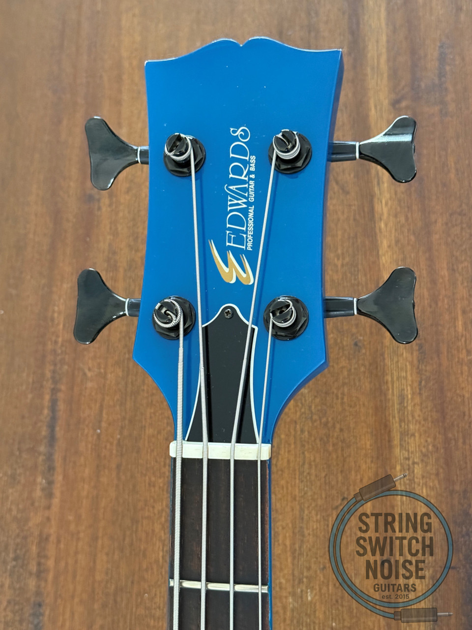 Edwards by ESP, TV Bass, EJ-78TV, Blue LUNA SEA, MIJ, 1990s