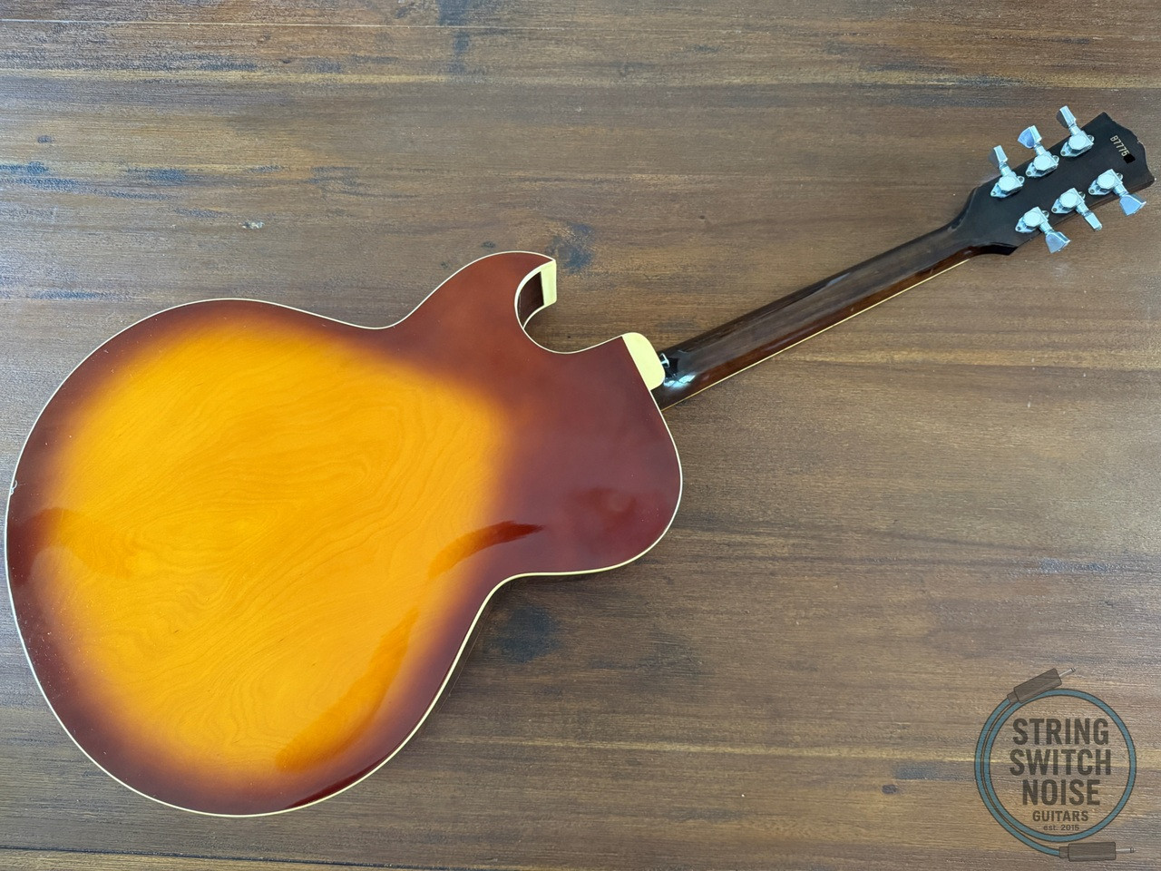 Greco S55 Guitar, Full Hollow Body, (ES175), Sunburst, 1977 Vintage, OHSC