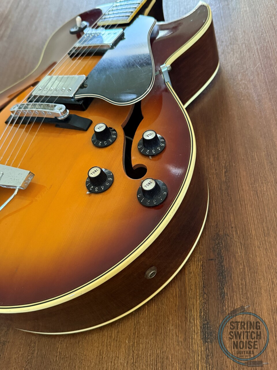 Greco S55 Guitar, Full Hollow Body, (ES175), Sunburst, 1977 Vintage, OHSC