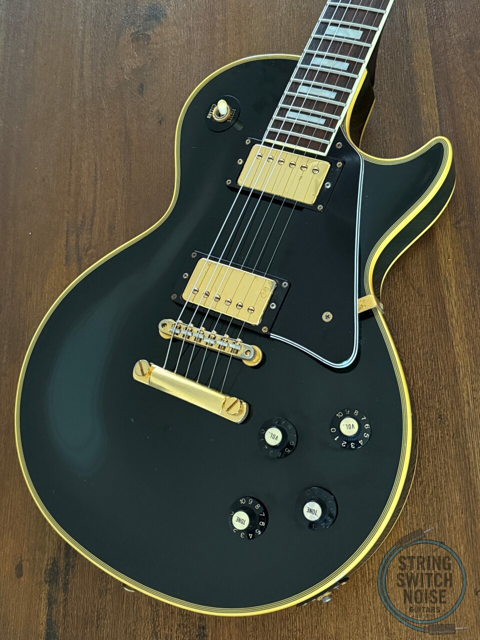 Greco Les Paul Guitar, Custom, Black, MIJ 1992, EGC-480