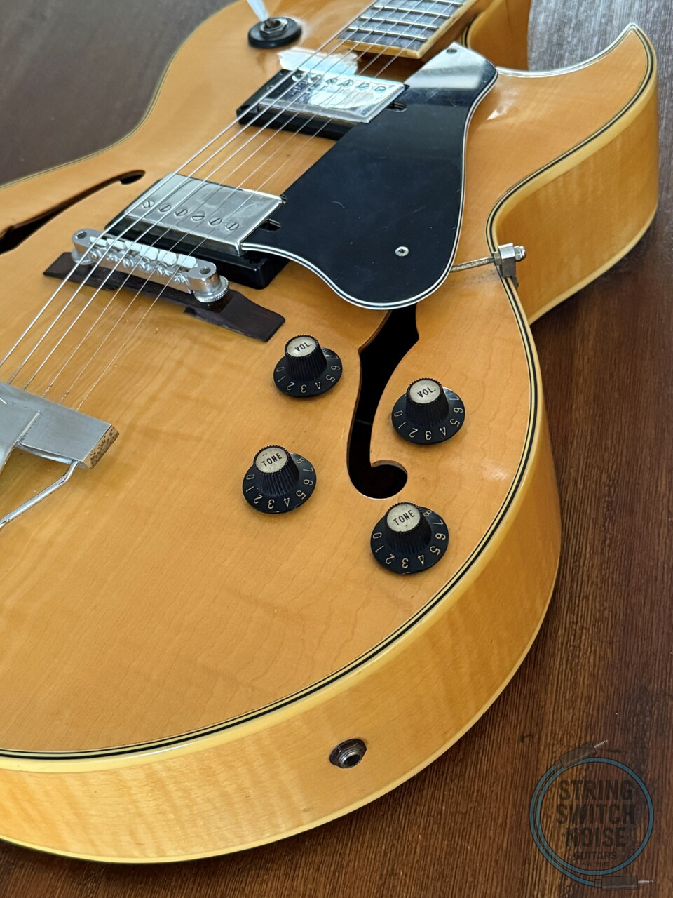 Greco N50 (ES175), Hollow Body Guitar, Flamed Natural, MIJ 1972, RARE, OHSC